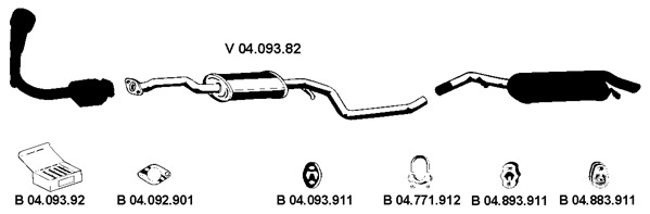 EBERSPÄCHER Abgasanlage 042106