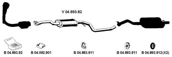 EBERSPÄCHER Abgasanlage 042042