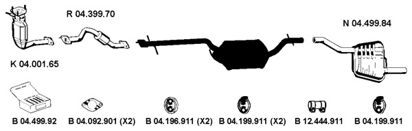 EBERSPÄCHER Abgasanlage 042083