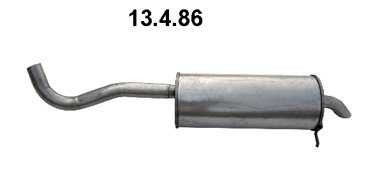 EBERSPÄCHER Endschalldämpfer 13.4.86