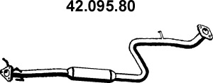 EBERSPÄCHER Mittelschalldämpfer 42.095.80