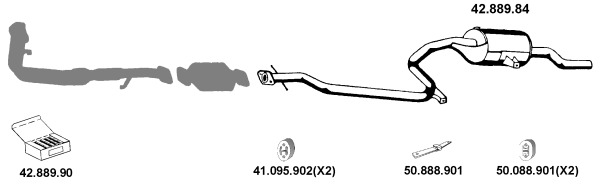 EBERSPÄCHER Abgasanlage 422018