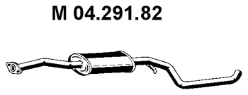 EBERSPÄCHER Mittelschalldämpfer 04.291.82