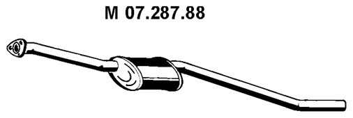 EBERSPÄCHER Mittelschalldämpfer 07.287.88