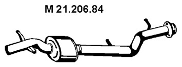 EBERSPÄCHER Mittelschalldämpfer 21.206.84