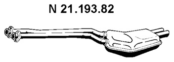 EBERSPÄCHER Endschalldämpfer 21.193.82