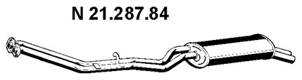 EBERSPÄCHER Endschalldämpfer 21.287.84