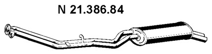 EBERSPÄCHER Endschalldämpfer 21.386.84