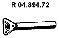 EBERSPÄCHER Abgasrohr 04.894.72