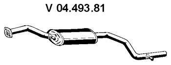 EBERSPÄCHER Vorschalldämpfer 04.493.81