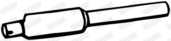 WALKER Mittelschalldämpfer 05497