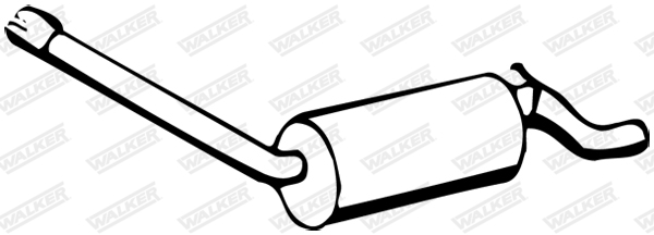 WALKER Endschalldämpfer 05499