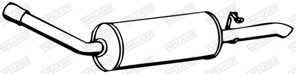 WALKER Endschalldämpfer 13079
