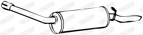 WALKER Endschalldämpfer 13818