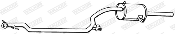 WALKER Endschalldämpfer 16931
