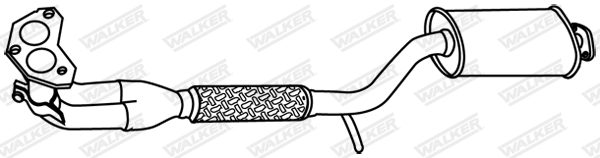 WALKER Vorschalldämpfer 18946