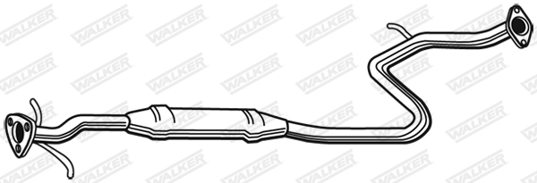 WALKER Mittelschalldämpfer 21380