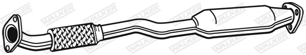 WALKER Vorschalldämpfer 21757