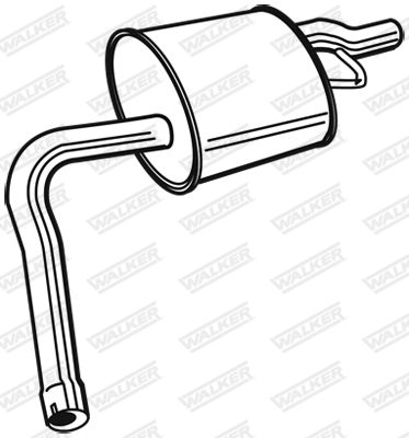 WALKER Endschalldämpfer 22643