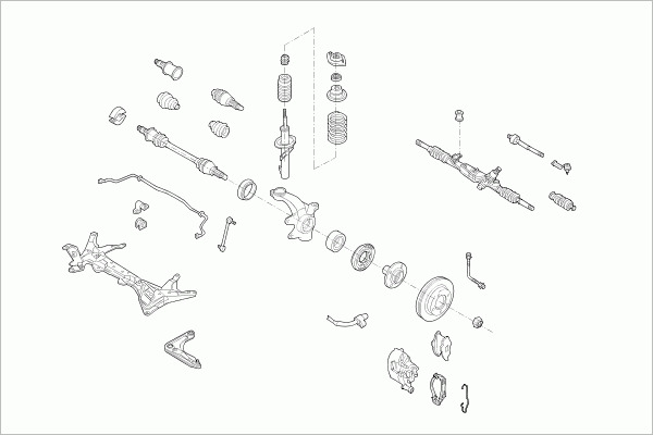 BOGE Radaufhängung FORD-ESCOR-FB009