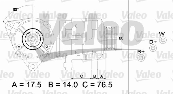 VALEO Generator 437387