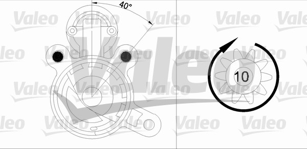 VALEO Starter 455890
