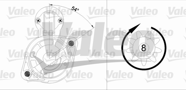 VALEO Starter 455963