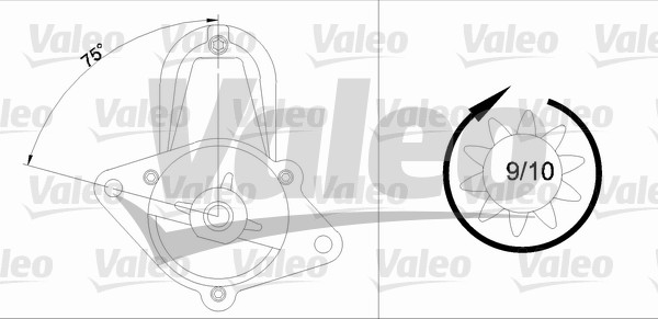 VALEO Starter 458188