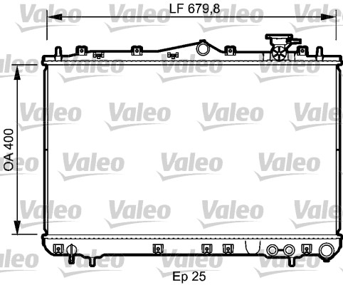 VALEO Kühler, Motorkühlung 732487