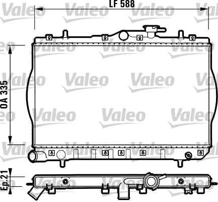 VALEO Kühler, Motorkühlung 732488