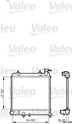 VALEO Kühler, Motorkühlung 734266