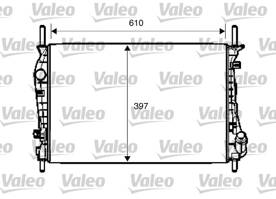 VALEO Kühler, Motorkühlung 734696