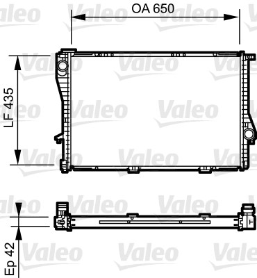 VALEO Kühler, Motorkühlung 735233