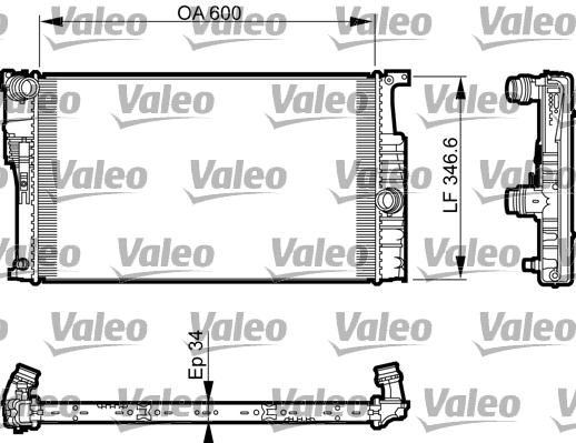 VALEO Kühler, Motorkühlung 735464