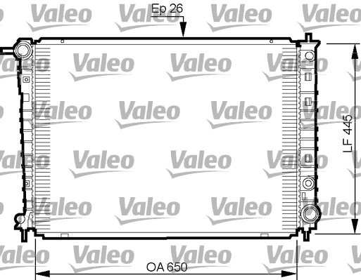 VALEO Kühler, Motorkühlung 735512