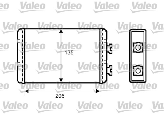 VALEO Wärmetauscher, Innenraumheizung 812220