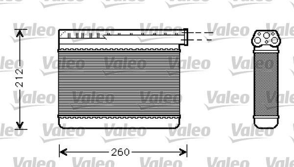 VALEO Wärmetauscher, Innenraumheizung 812240