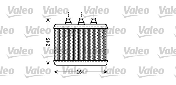 VALEO Wärmetauscher, Innenraumheizung 812365