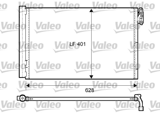 VALEO Kondensator, Klimaanlage 814011