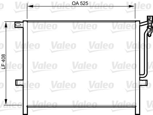VALEO Kondensator, Klimaanlage 814287
