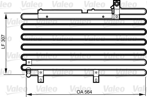 VALEO Kondensator, Klimaanlage 814295