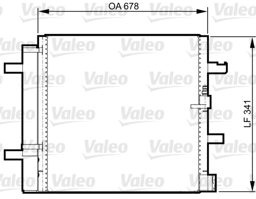 VALEO Kondensator, Klimaanlage 814370