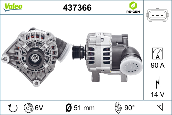 VALEO Generator 437366