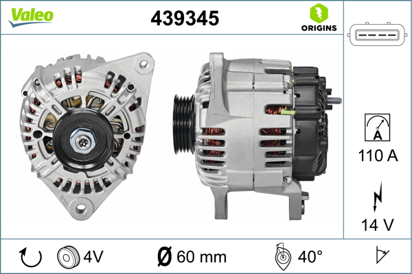 VALEO Generator 439345