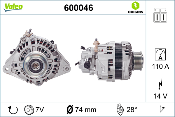 VALEO Generator 600046