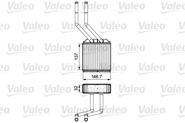 VALEO Wärmetauscher, Innenraumheizung 811520