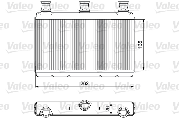 VALEO Wärmetauscher, Innenraumheizung 811537