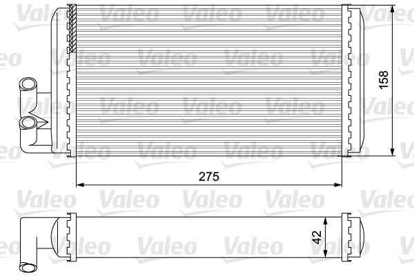 VALEO Wärmetauscher, Innenraumheizung 812068