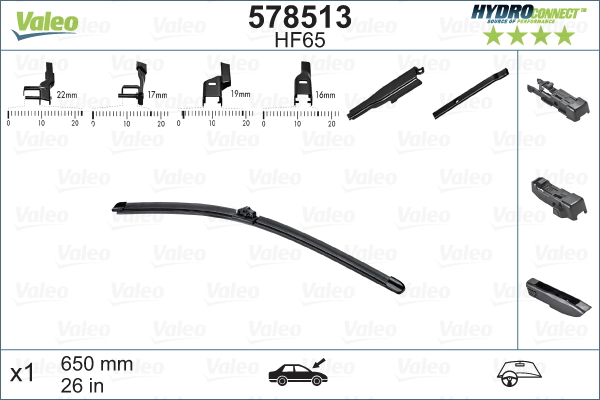 VALEO Wischblatt 578513
