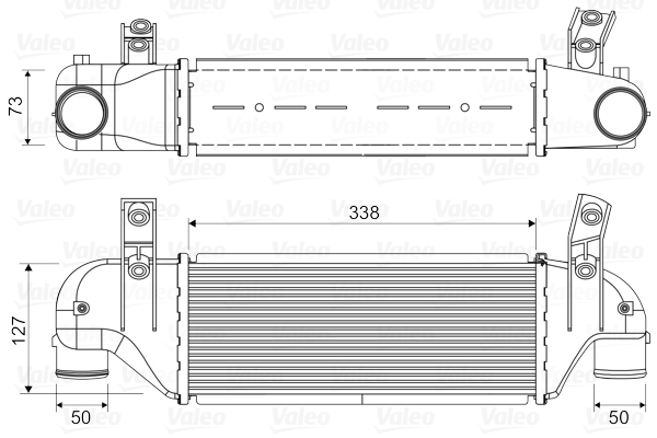 VALEO Ladeluftkühler 817888